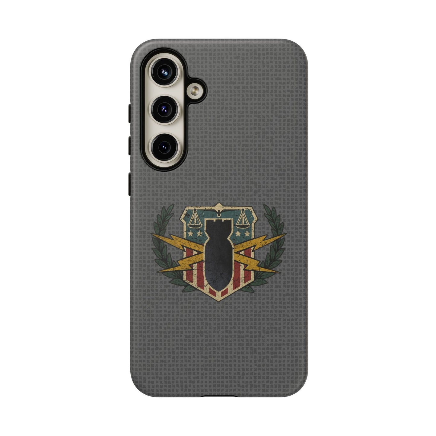 K-Factor Supply Co HDS/PSBT Vintage Basic Badge Tough Android Case Samsung Galaxy S24 Plus
