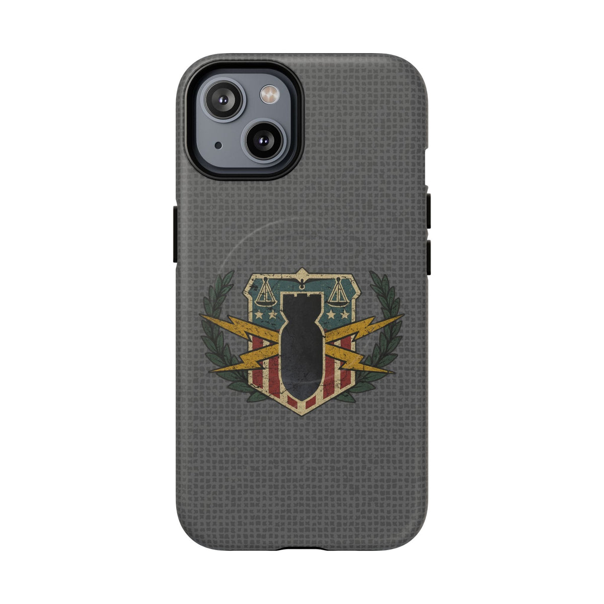 K-Factor Supply Co HDS/PSBT Vintage Basic Badge Tough Magnetic iPhone Case iPhone 14 / Matte