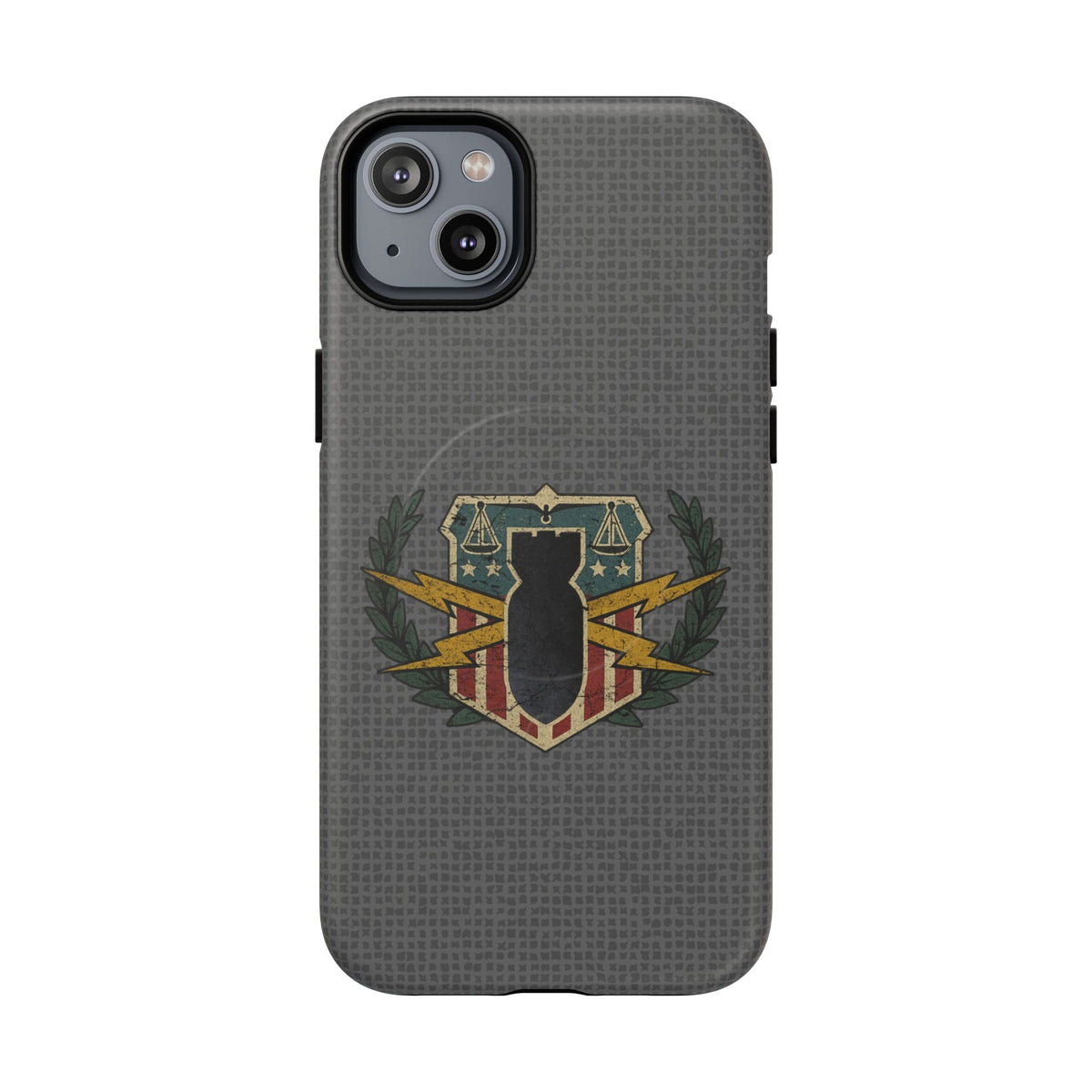 K-Factor Supply Co HDS/PSBT Vintage Basic Badge Tough Magnetic iPhone Case iPhone 14 Plus / Matte