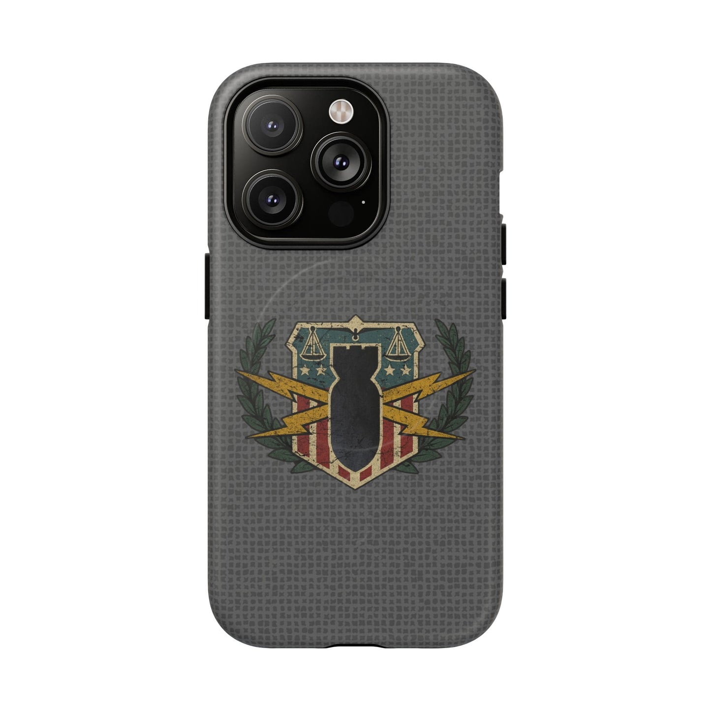 K-Factor Supply Co HDS/PSBT Vintage Basic Badge Tough Magnetic iPhone Case iPhone 14 Pro