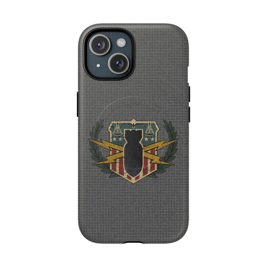 K-Factor Supply Co HDS/PSBT Vintage Basic Badge Tough Magnetic iPhone Case iPhone 15 / Matte