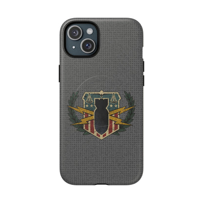 K-Factor Supply Co HDS/PSBT Vintage Basic Badge Tough Magnetic iPhone Case iPhone 15 Plus / Matte