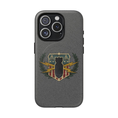 K-Factor Supply Co HDS/PSBT Vintage Basic Badge Tough Magnetic iPhone Case iPhone 15 Pro