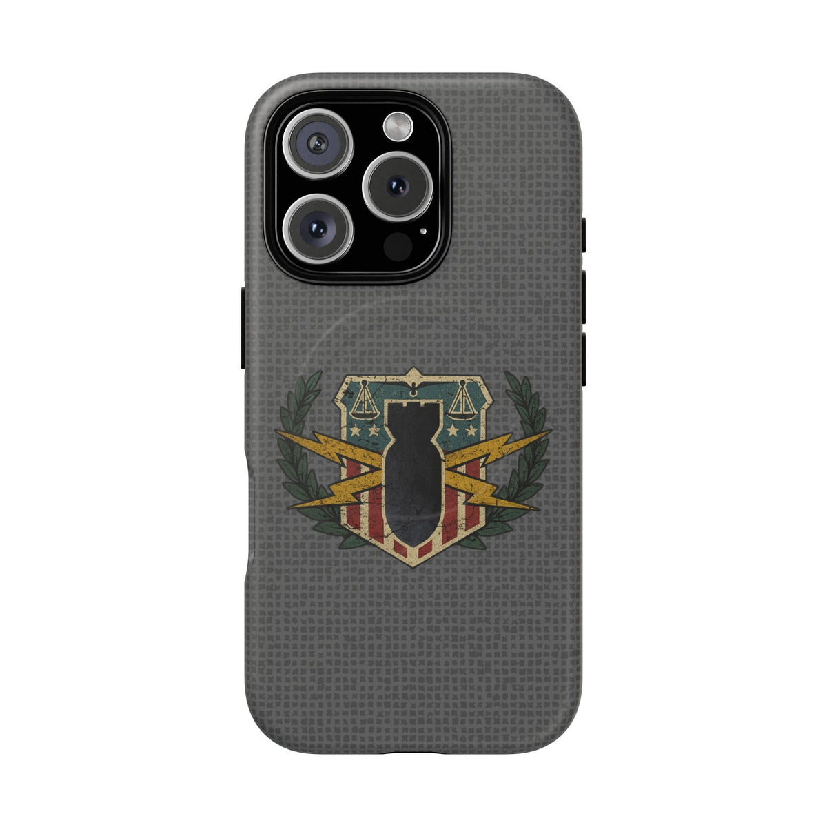 K-Factor Supply Co HDS/PSBT Vintage Basic Badge Tough Magnetic iPhone Case iPhone 16 Pro / Matte