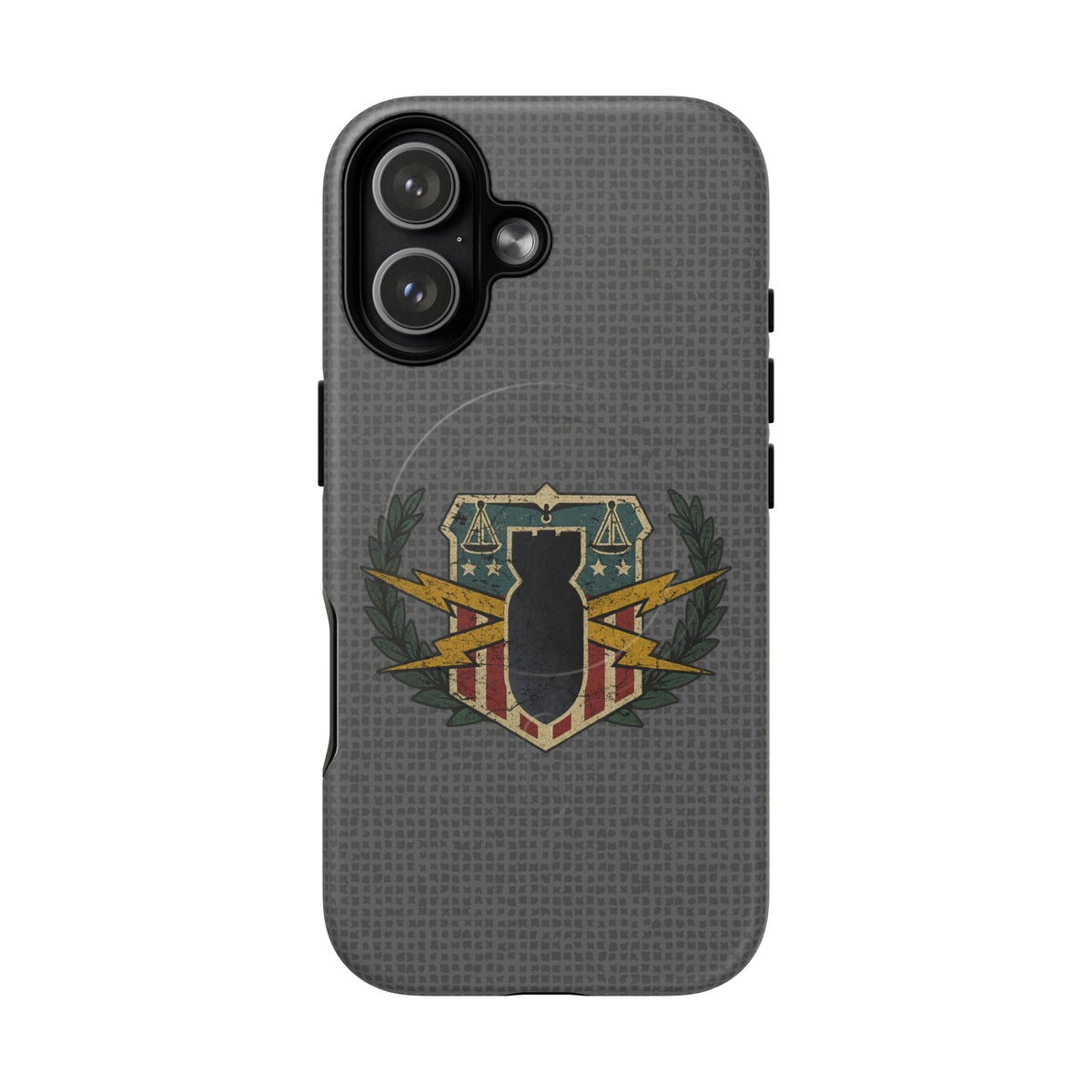 K-Factor Supply Co HDS/PSBT Vintage Basic Badge Tough Magnetic iPhone Case iPhone 17 / Matte