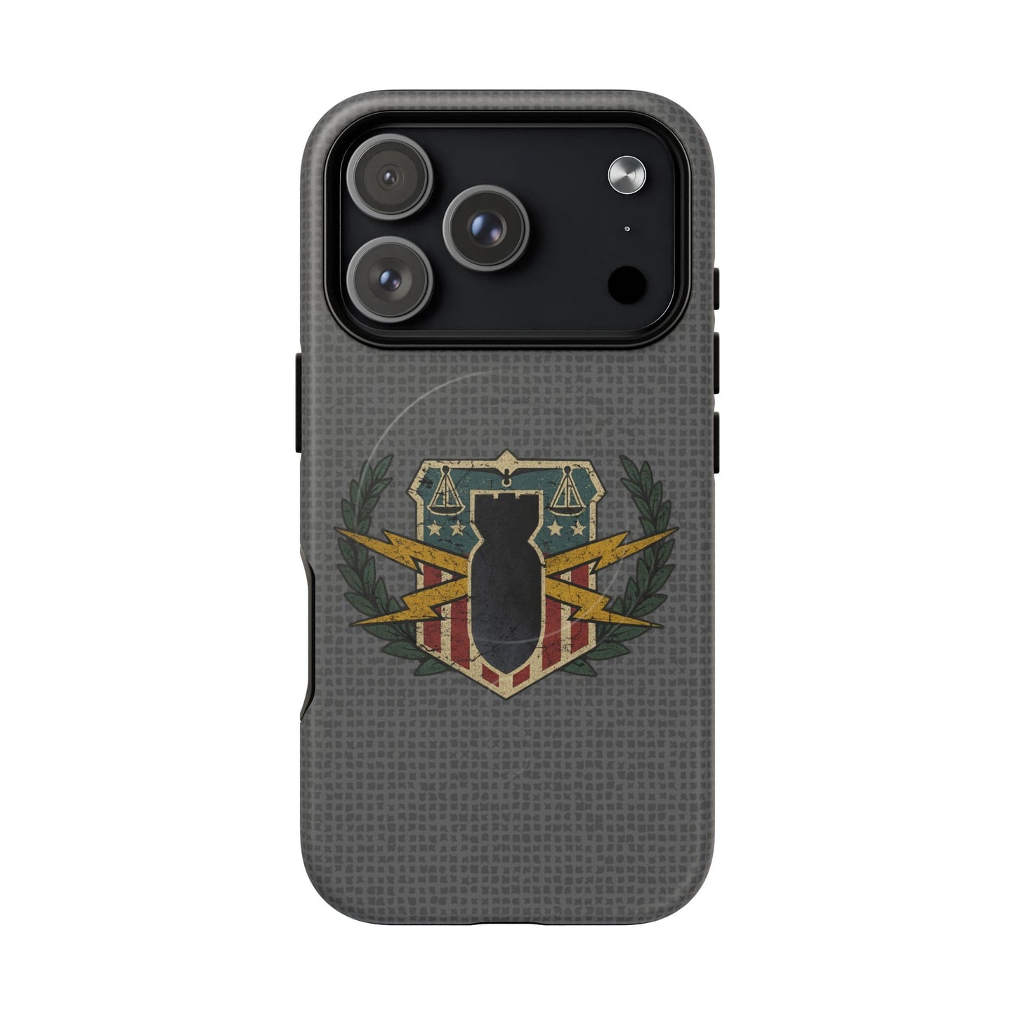 K-Factor Supply Co HDS/PSBT Vintage Basic Badge Tough Magnetic iPhone Case iPhone 17 Pro