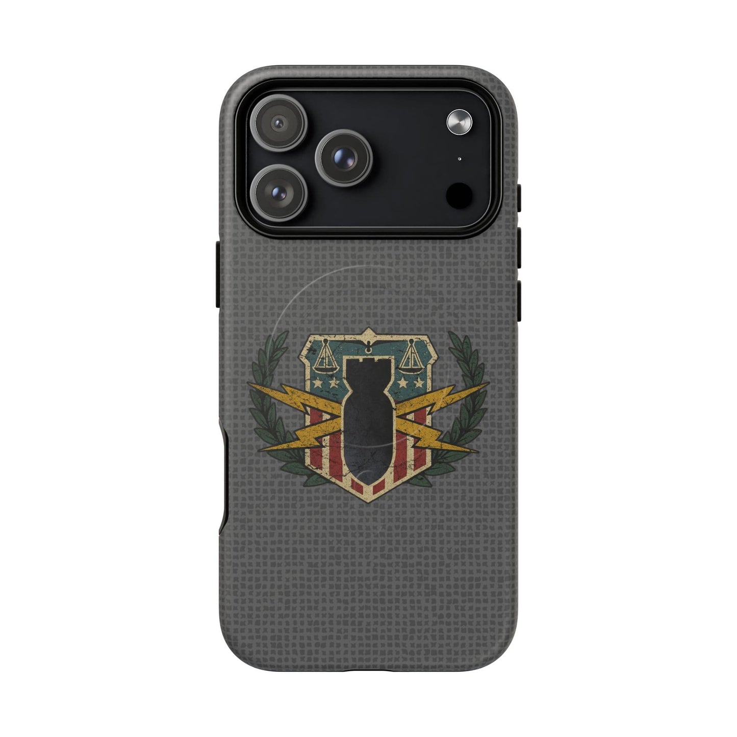 K-Factor Supply Co HDS/PSBT Vintage Basic Badge Tough Magnetic iPhone Case iPhone 17 Pro Max