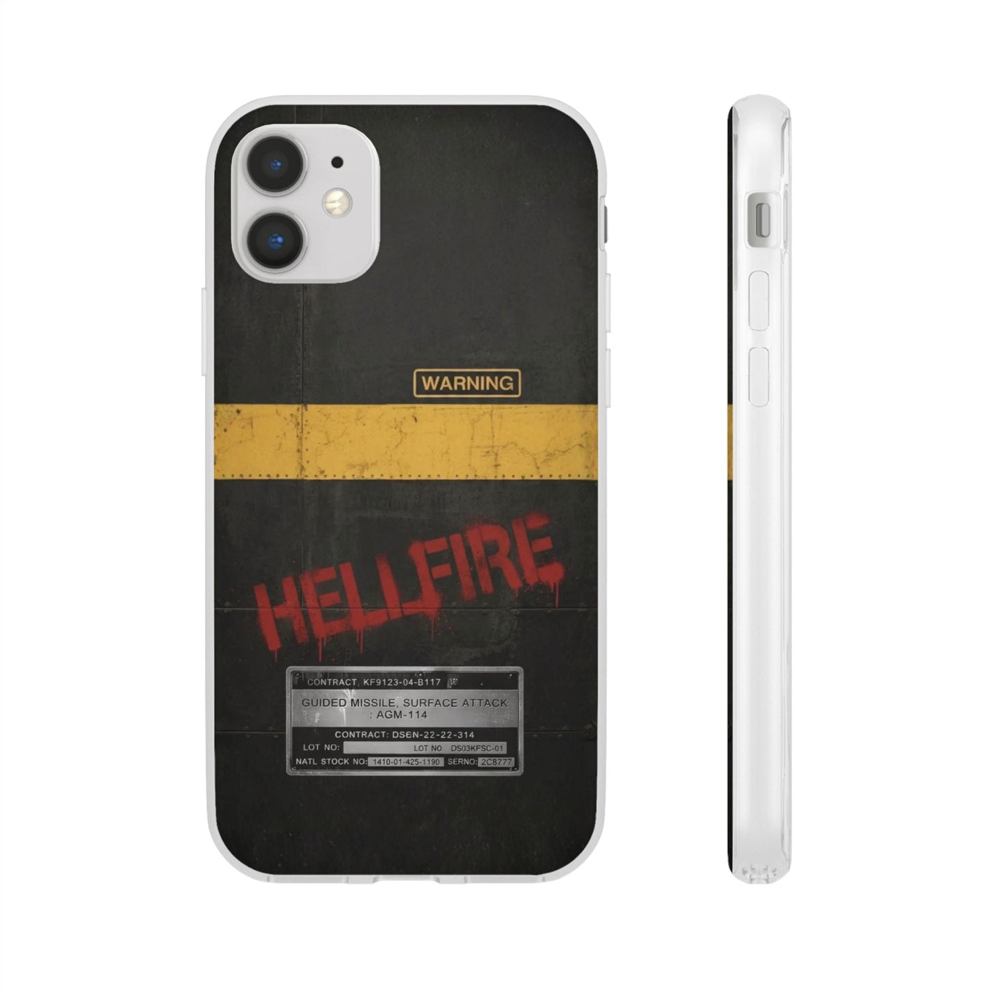 K-Factor Supply Co Hellfire Slimline Flexible Phone Case iPhone 11