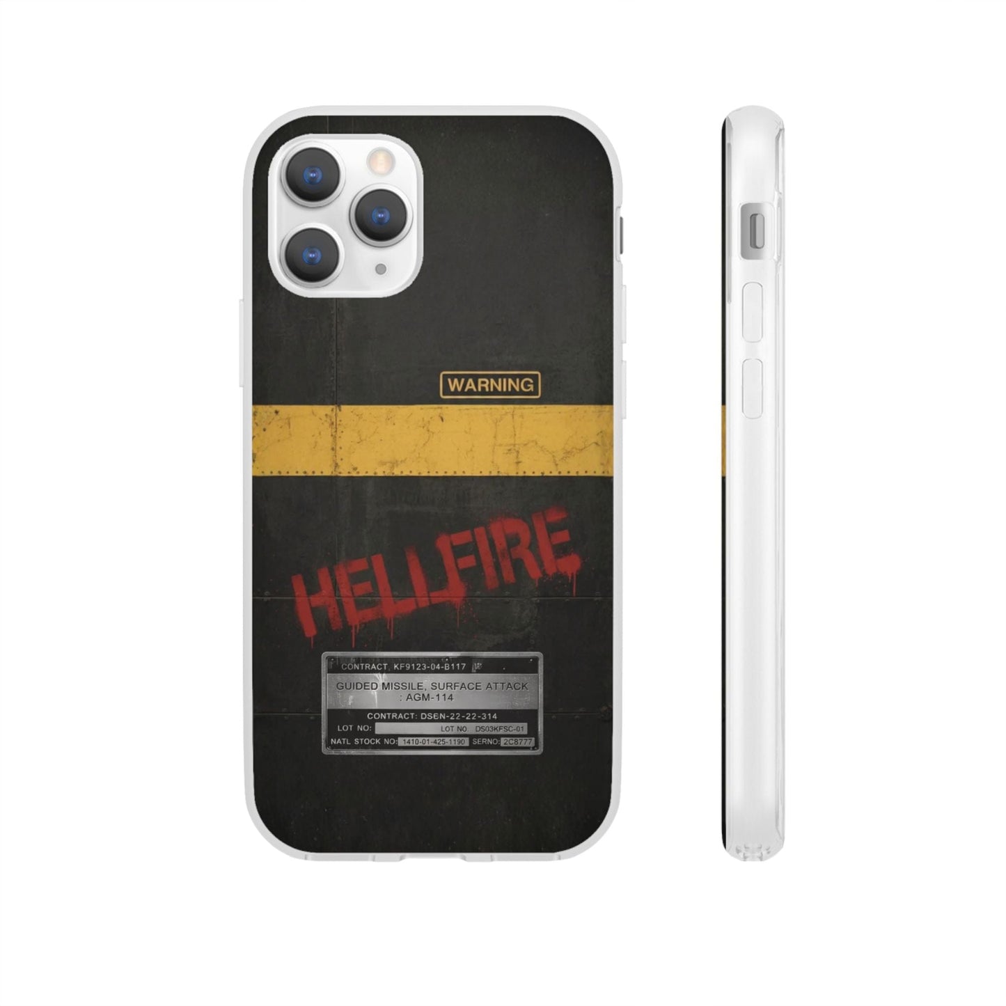 K-Factor Supply Co Hellfire Slimline Flexible Phone Case iPhone 11 Pro