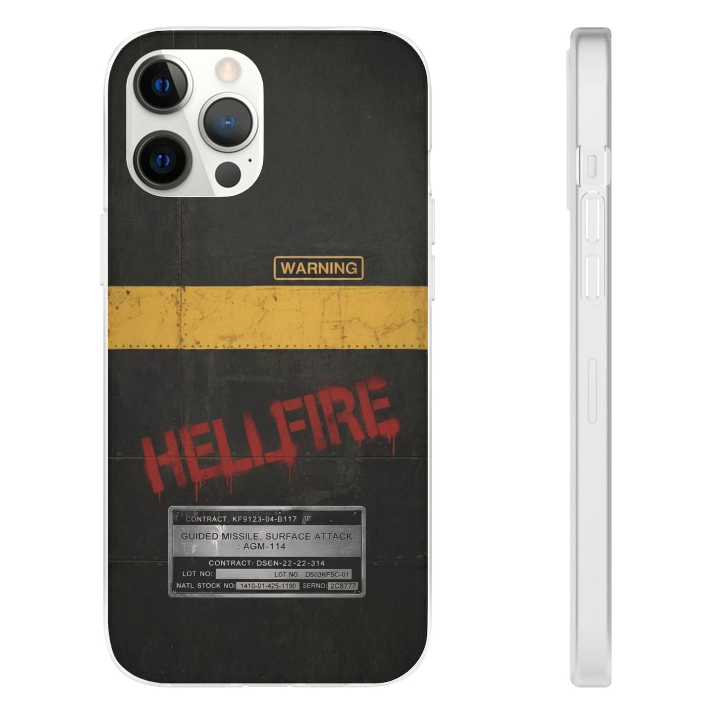 K-Factor Supply Co Hellfire Slimline Flexible Phone Case iPhone 12 Pro Max