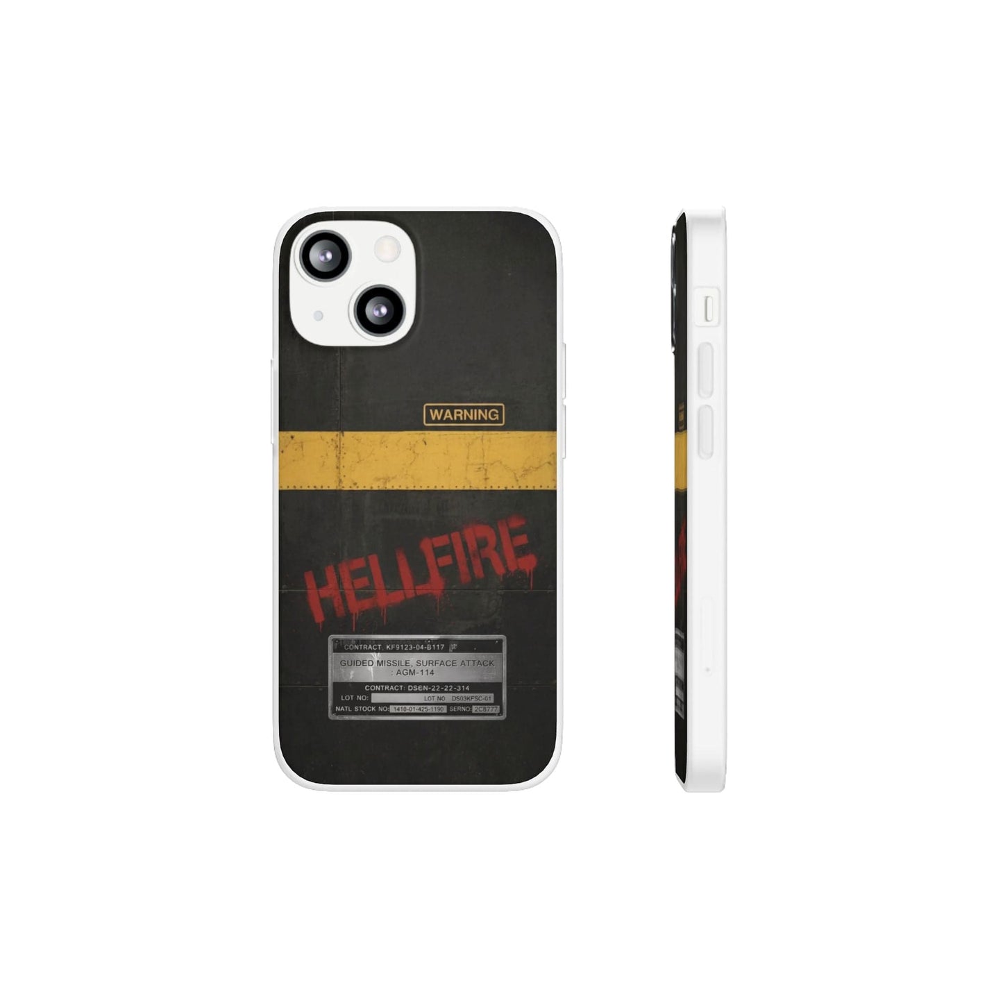 K-Factor Supply Co Hellfire Slimline Flexible Phone Case iPhone 13 Mini