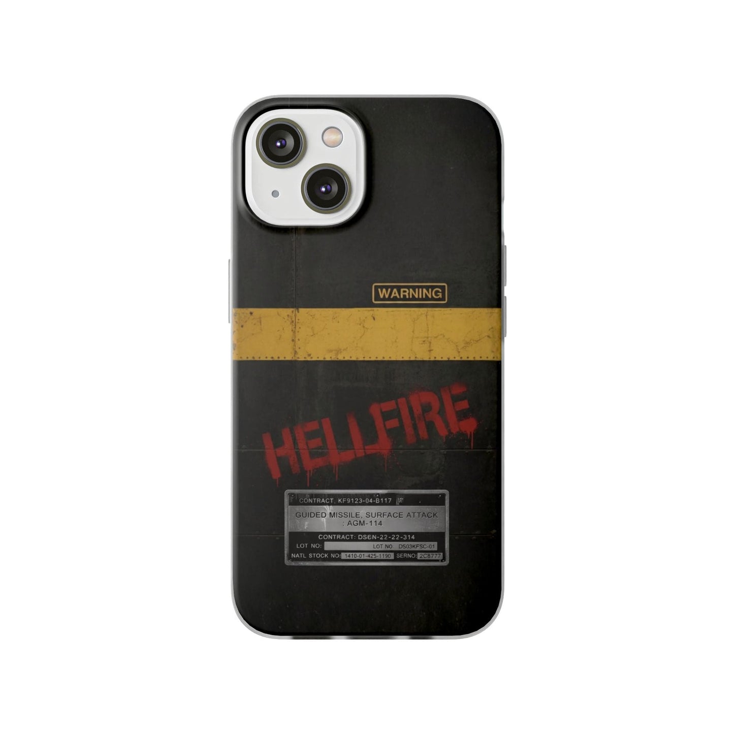 K-Factor Supply Co Hellfire Slimline Flexible Phone Case iPhone 14