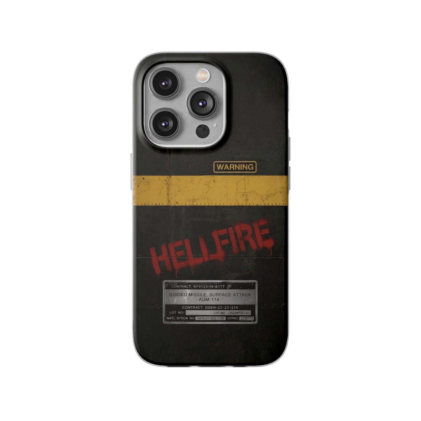 K-Factor Supply Co Hellfire Slimline Flexible Phone Case iPhone 14 Pro