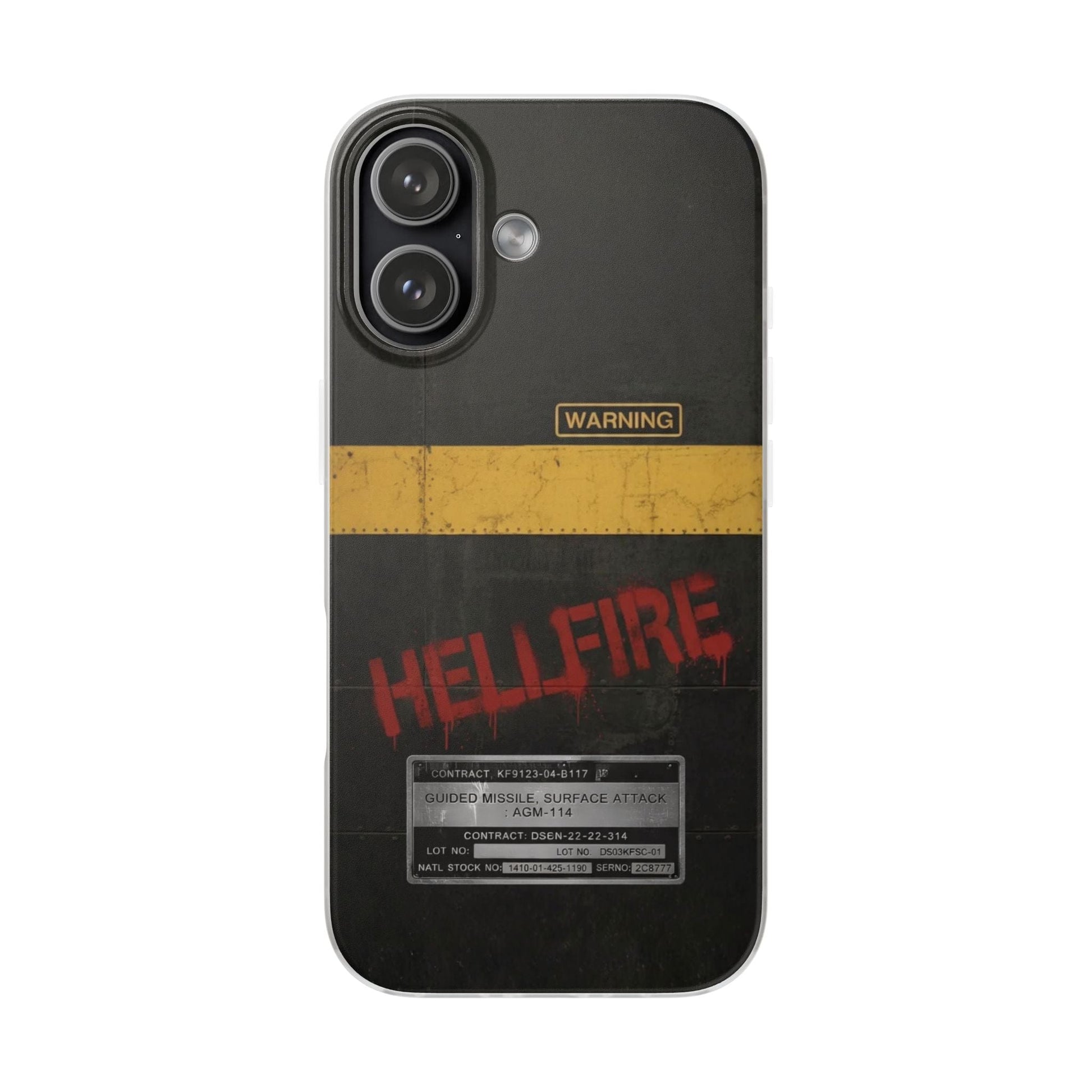 K-Factor Supply Co Hellfire Slimline Flexible Phone Case iPhone 17