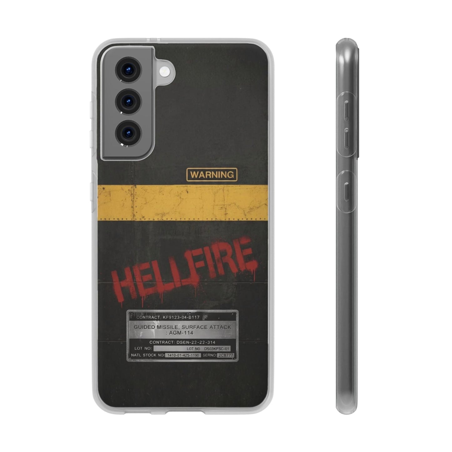 K-Factor Supply Co Hellfire Slimline Flexible Phone Case Samsung Galaxy S21