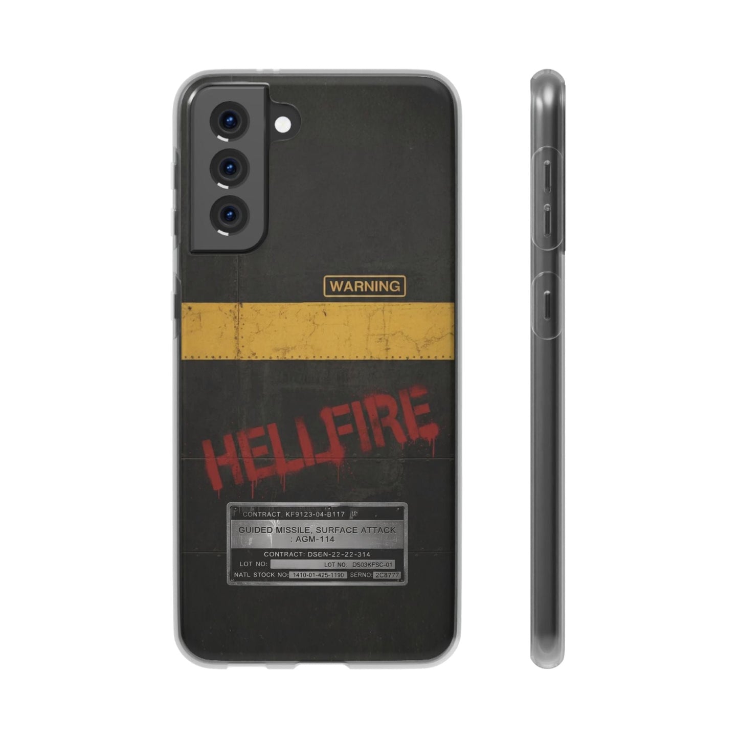 K-Factor Supply Co Hellfire Slimline Flexible Phone Case Samsung Galaxy S21 Plus