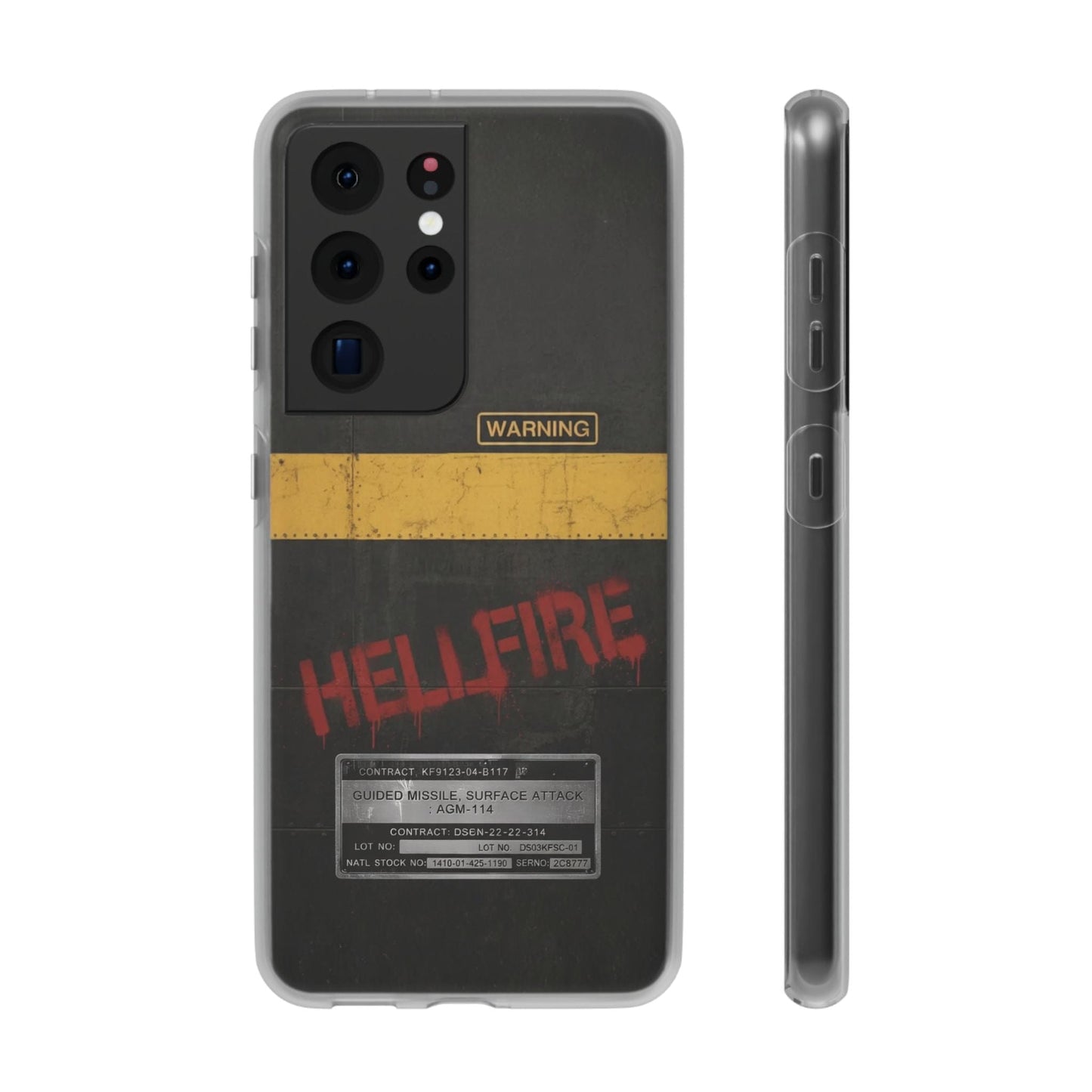 K-Factor Supply Co Hellfire Slimline Flexible Phone Case Samsung Galaxy S21 Ultra