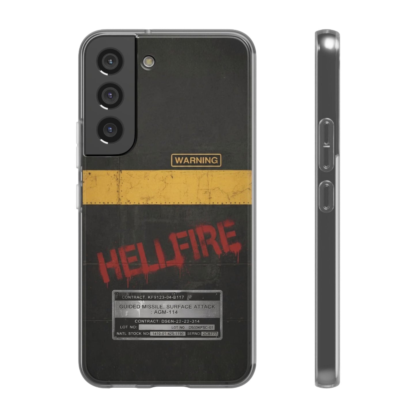 K-Factor Supply Co Hellfire Slimline Flexible Phone Case Samsung Galaxy S22