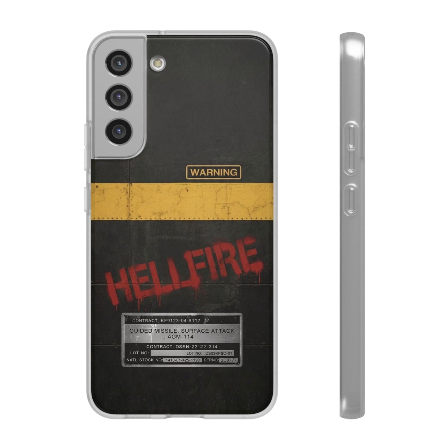 K-Factor Supply Co Hellfire Slimline Flexible Phone Case Samsung Galaxy S22 Plus