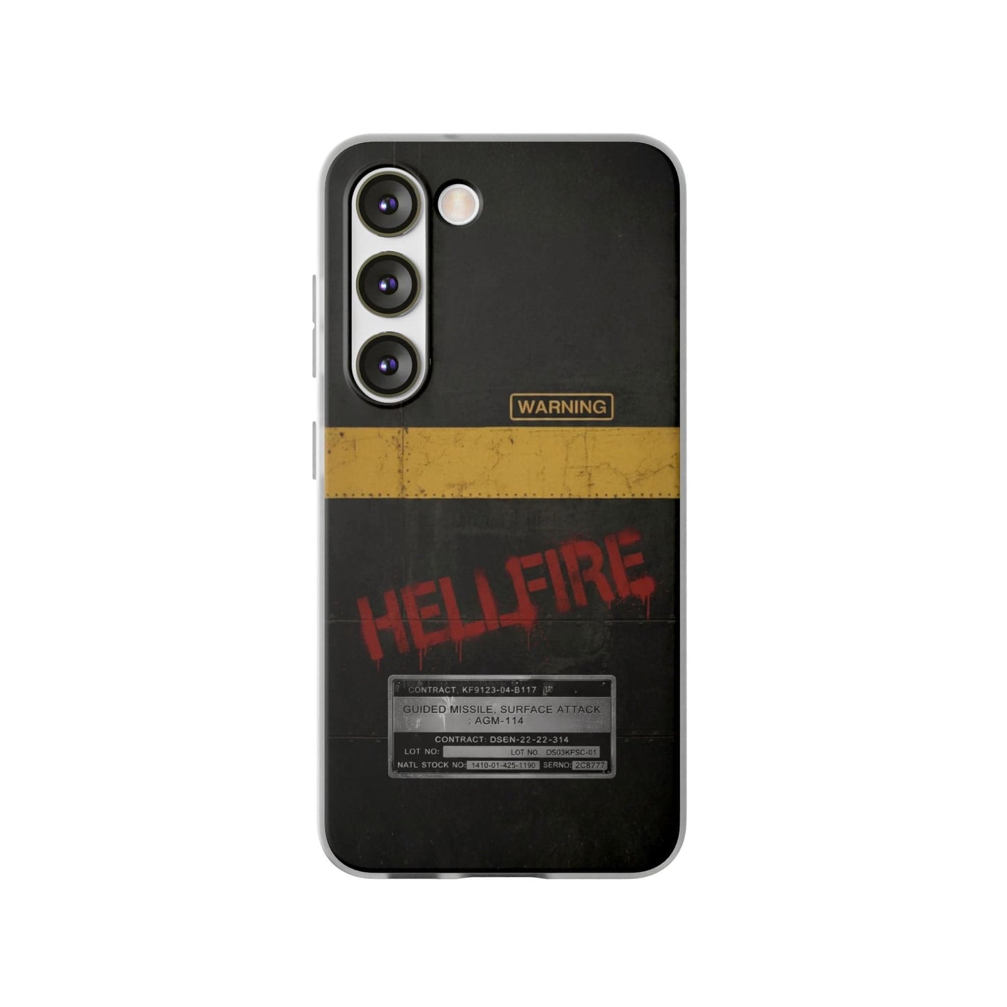 K-Factor Supply Co Hellfire Slimline Flexible Phone Case Samsung Galaxy S23
