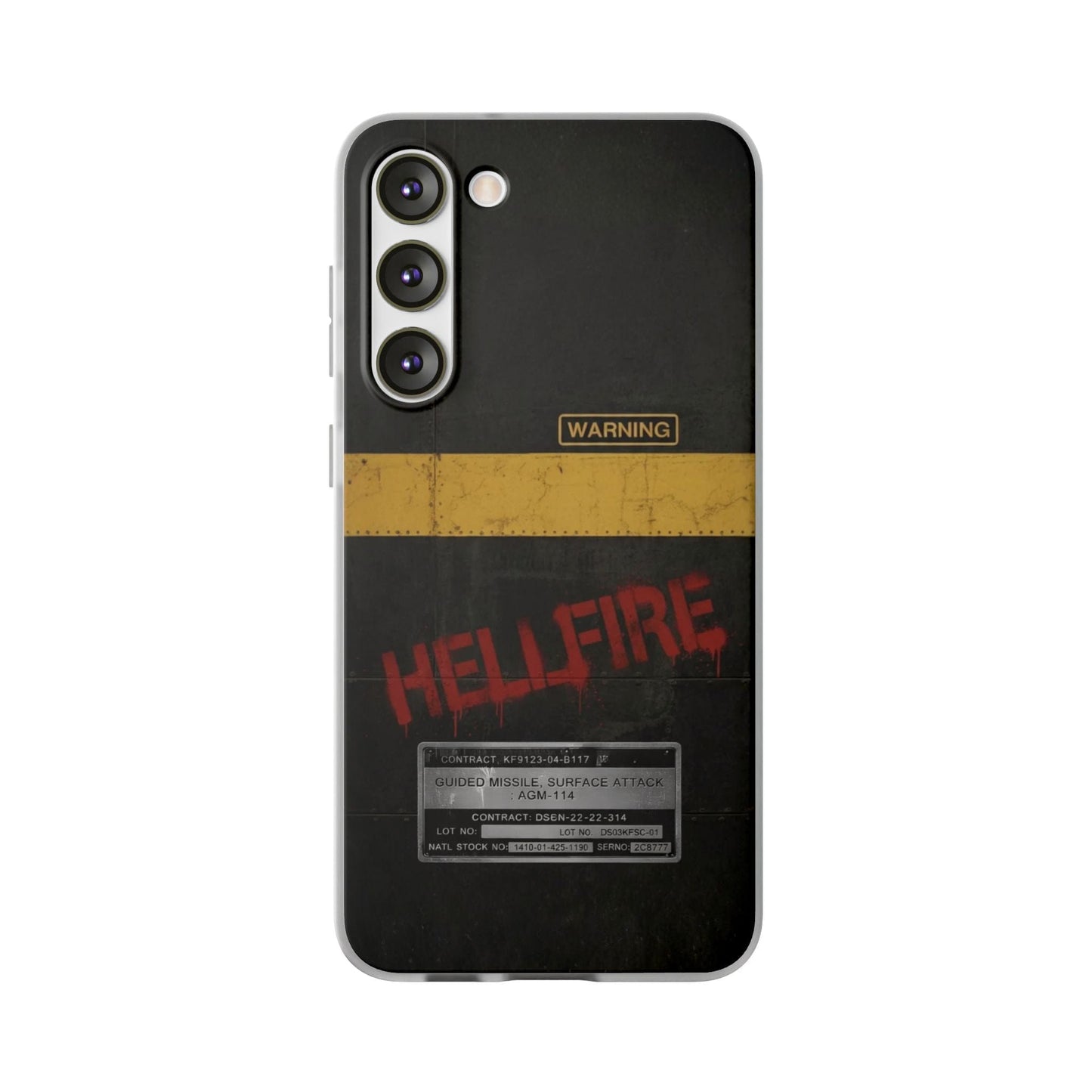 K-Factor Supply Co Hellfire Slimline Flexible Phone Case Samsung Galaxy S23 Plus