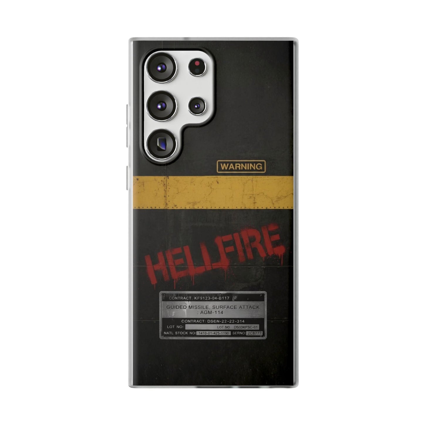 K-Factor Supply Co Hellfire Slimline Flexible Phone Case Samsung Galaxy S23 Ultra