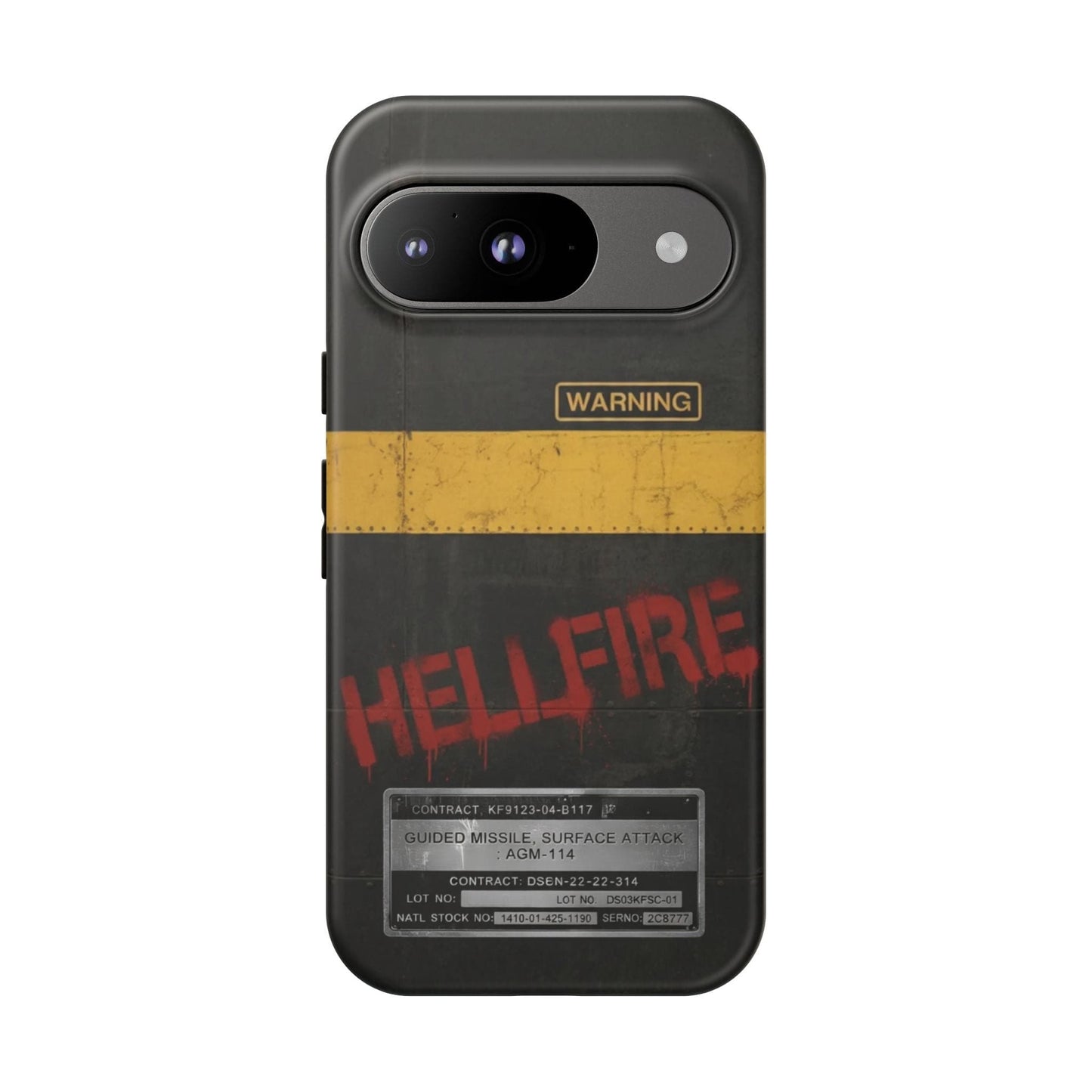 K-Factor Supply Co Hellfire Tough Android Case Google Pixel 9 / Matte