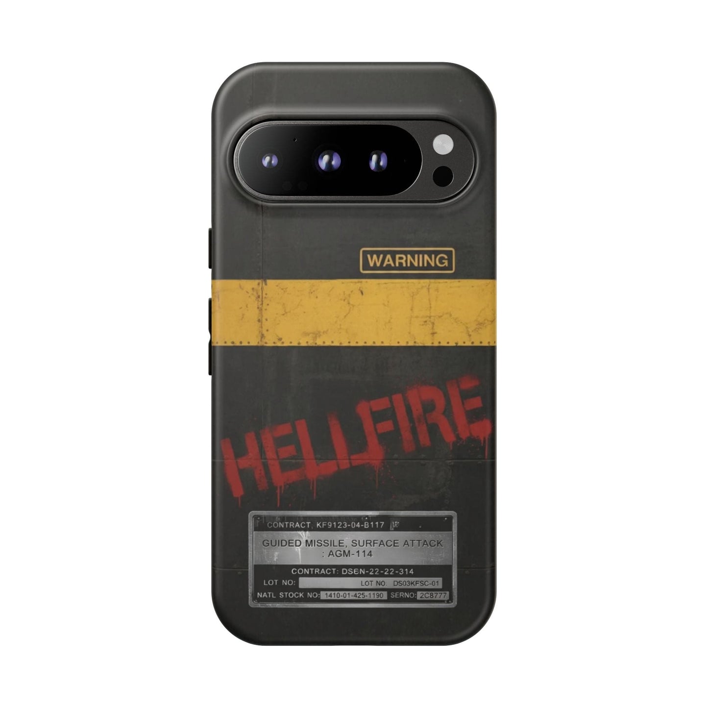 K-Factor Supply Co Hellfire Tough Android Case Google Pixel 9 Pro / Matte