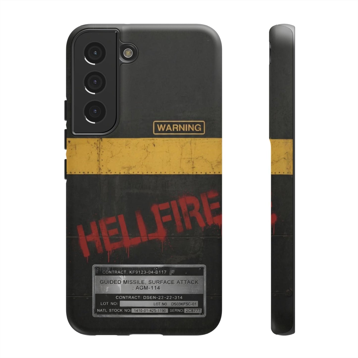 K-Factor Supply Co Hellfire Tough Android Case Samsung Galaxy S22 / Matte