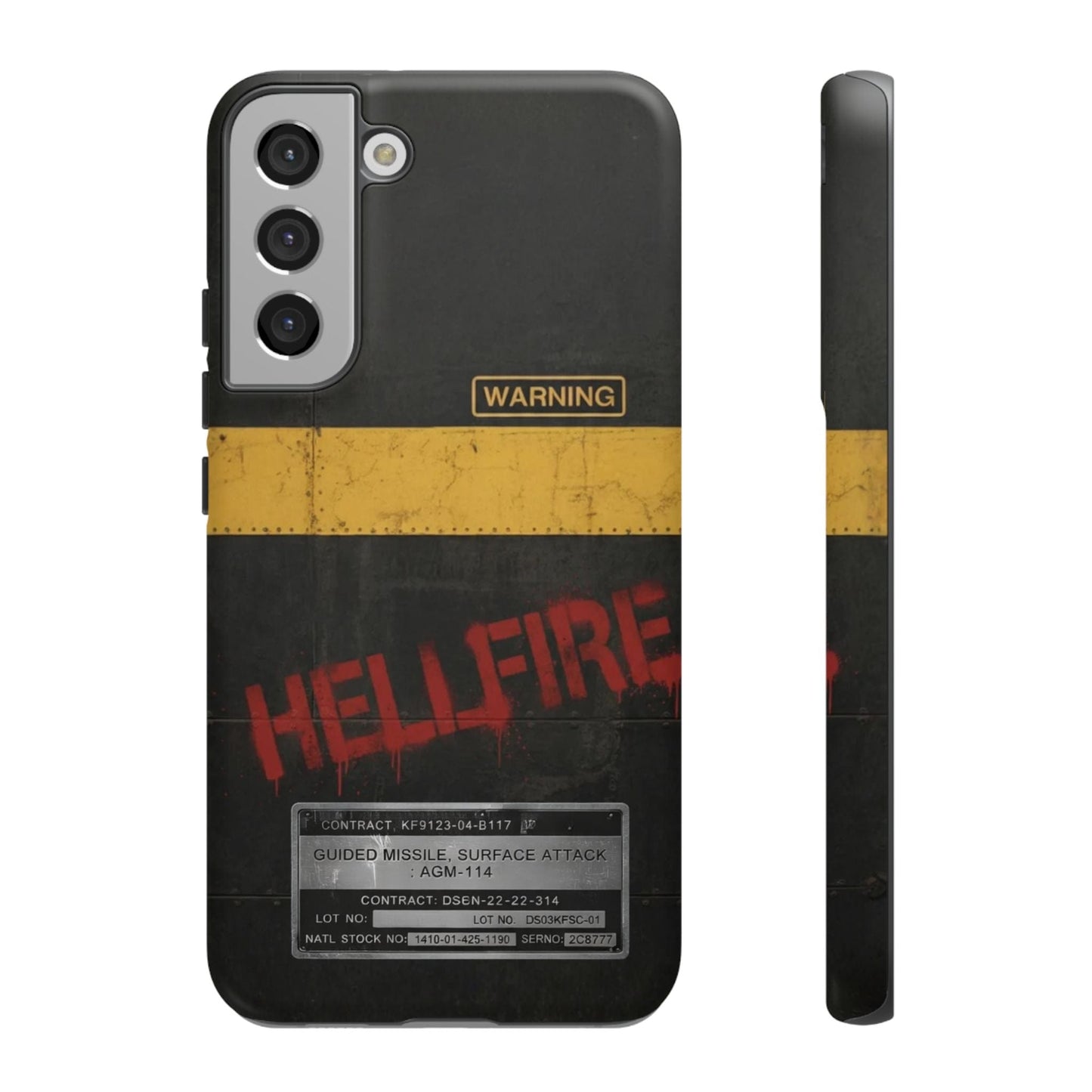 K-Factor Supply Co Hellfire Tough Android Case Samsung Galaxy S22 Plus / Matte