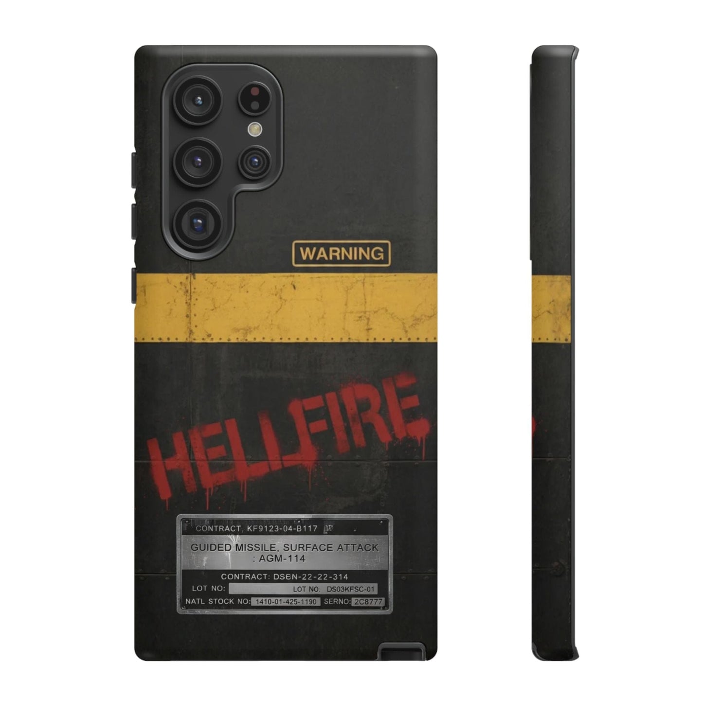 K-Factor Supply Co Hellfire Tough Android Case Samsung Galaxy S22 Ultra