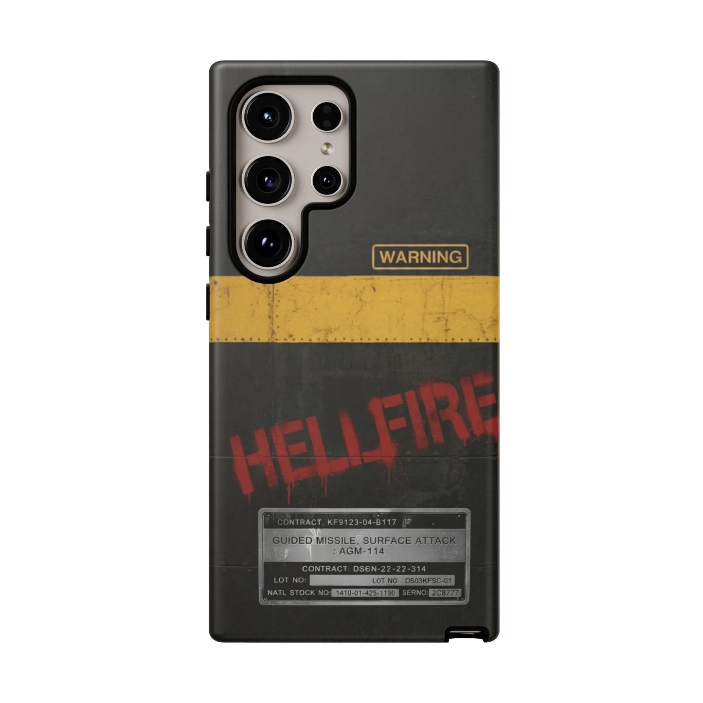 K-Factor Supply Co Hellfire Tough Android Case Samsung Galaxy S24 Ultra / Matte