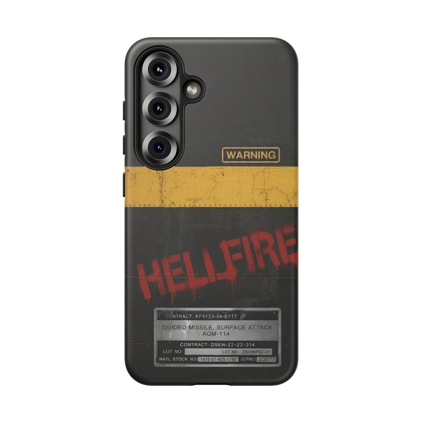 K-Factor Supply Co Hellfire Tough Android Case Samsung Galaxy S25 / Matte