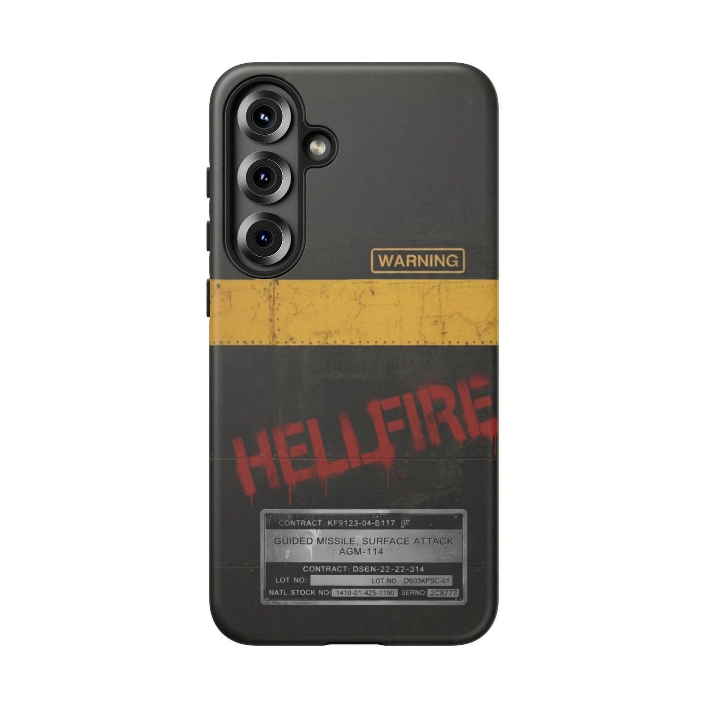 K-Factor Supply Co Hellfire Tough Android Case Samsung Galaxy S25 Plus / Matte