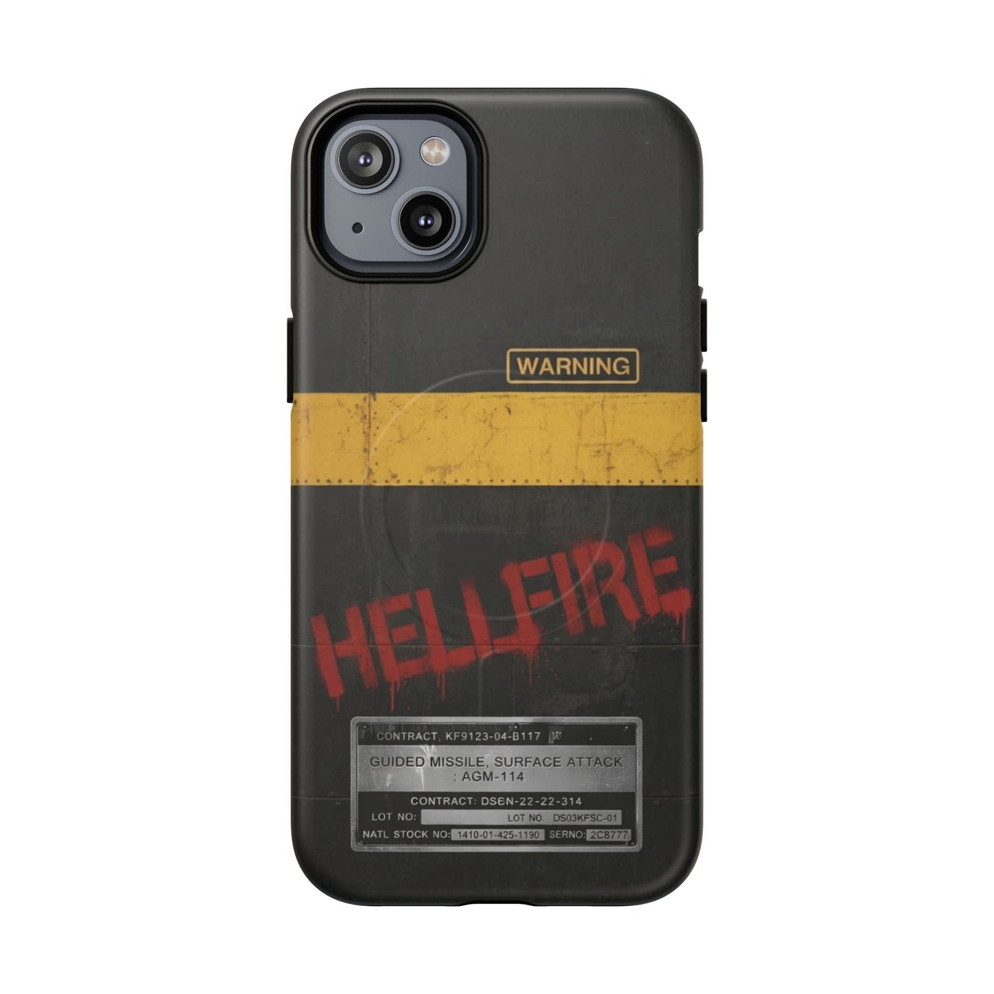 K-Factor Supply Co Hellfire Tough Magnetic iPhone Case iPhone 14 Plus