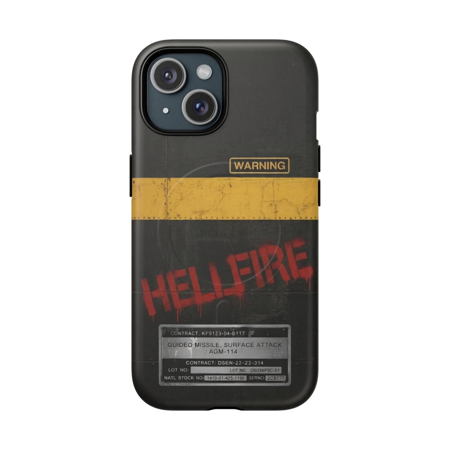 K-Factor Supply Co Hellfire Tough Magnetic iPhone Case iPhone 15