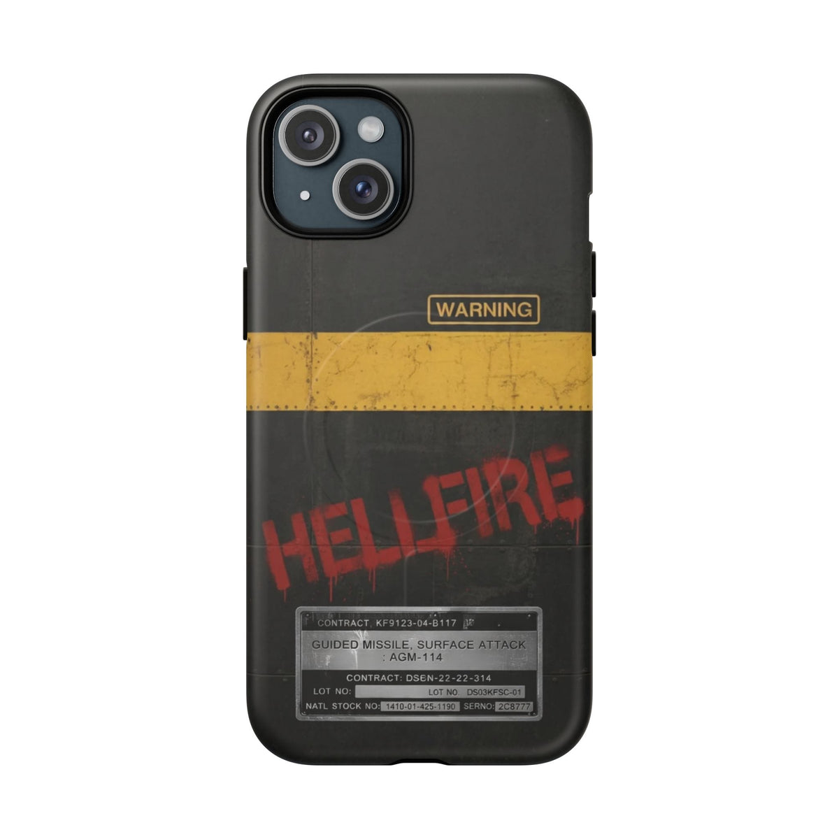 K-Factor Supply Co Hellfire Tough Magnetic iPhone Case iPhone 15 Plus / Matte