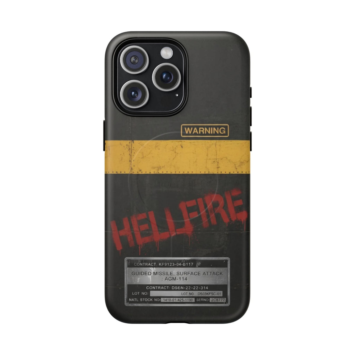 K-Factor Supply Co Hellfire Tough Magnetic iPhone Case iPhone 15 Pro Max / Matte