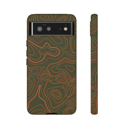 K-Factor Supply Co Hunter Topo Tough Android Case Google Pixel 6