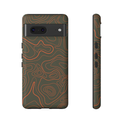 K-Factor Supply Co Hunter Topo Tough Android Case Google Pixel 7