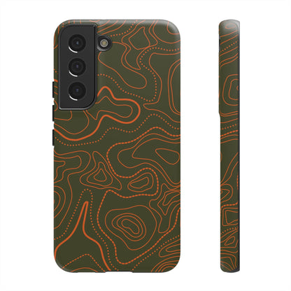 K-Factor Supply Co Hunter Topo Tough Android Case Samsung Galaxy S22