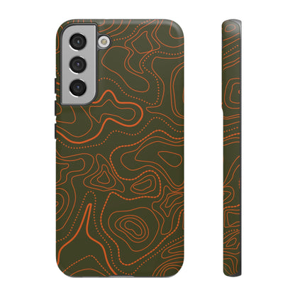 K-Factor Supply Co Hunter Topo Tough Android Case Samsung Galaxy S22 Plus