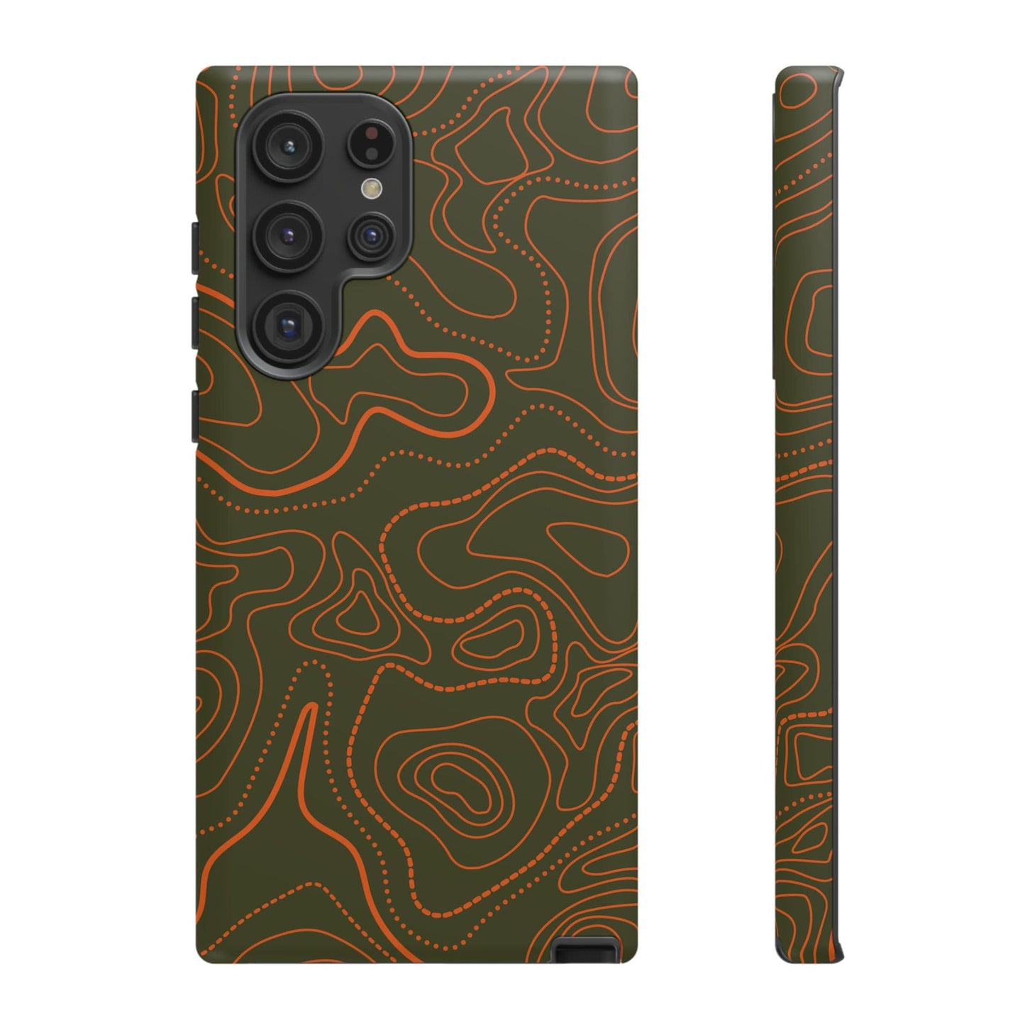 K-Factor Supply Co Hunter Topo Tough Android Case Samsung Galaxy S22 Ultra