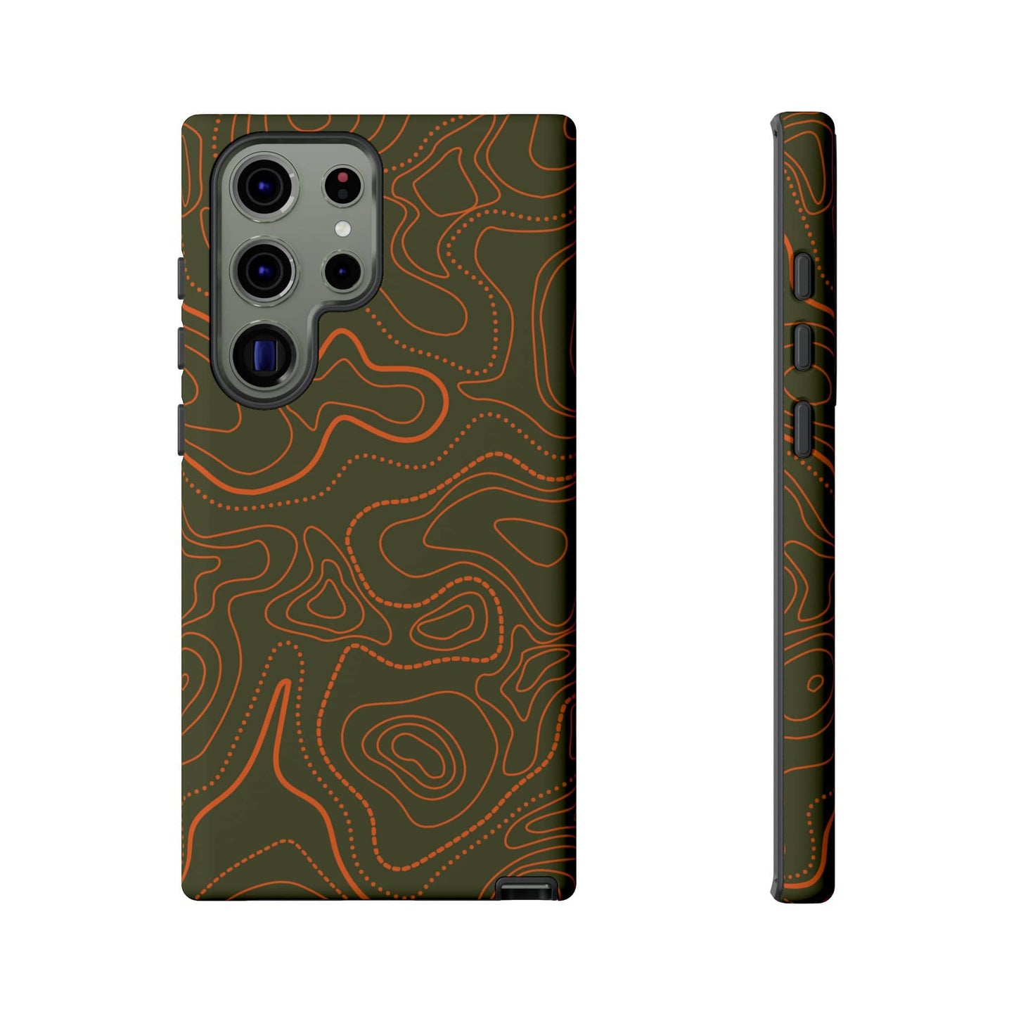 K-Factor Supply Co Hunter Topo Tough Android Case Samsung Galaxy S23 Ultra