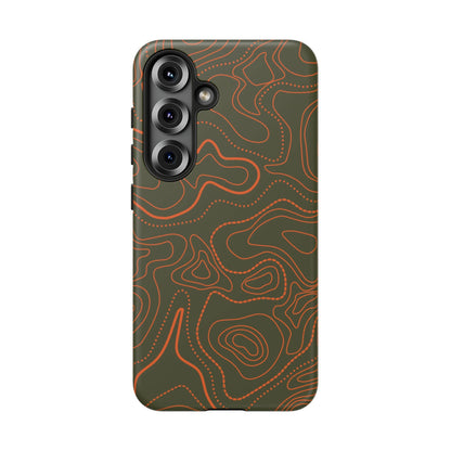 K-Factor Supply Co Hunter Topo Tough Android Case Samsung Galaxy S25