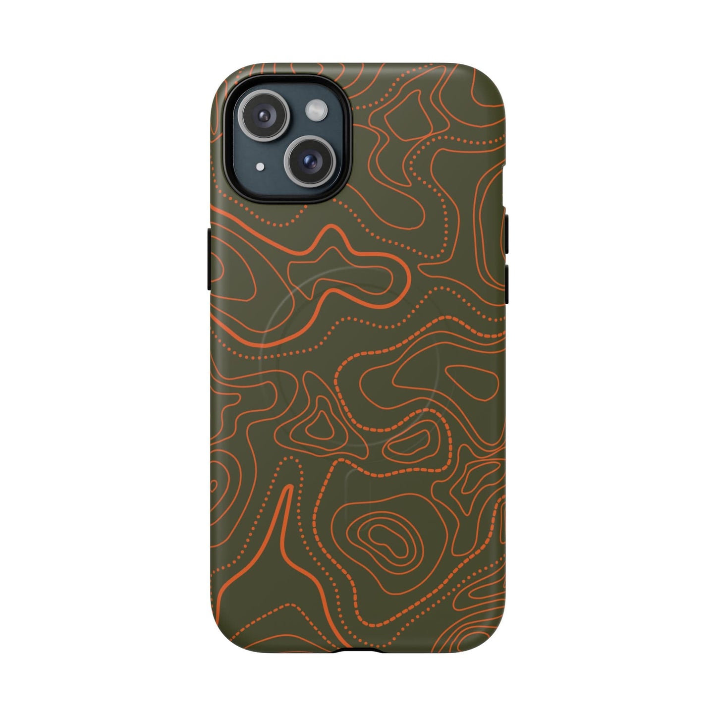 K-Factor Supply Co Hunter Topo Tough Magnetic iPhone Case iPhone 15 Plus