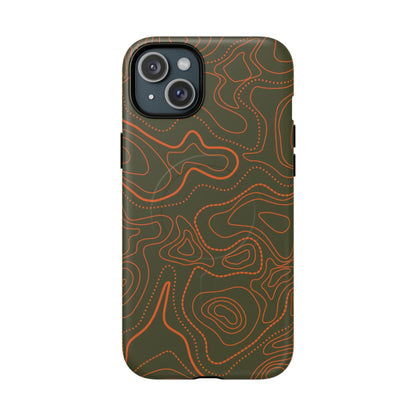 K-Factor Supply Co Hunter Topo Tough Magnetic iPhone Case iPhone 15 Plus