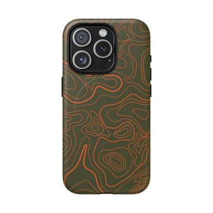 K-Factor Supply Co Hunter Topo Tough Magnetic iPhone Case iPhone 15 Pro