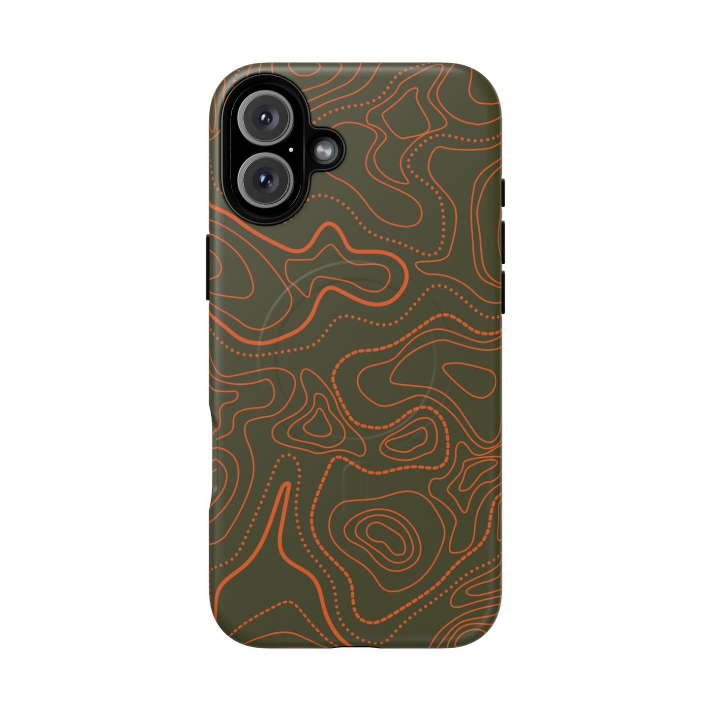 K-Factor Supply Co Hunter Topo Tough Magnetic iPhone Case iPhone 16 Plus
