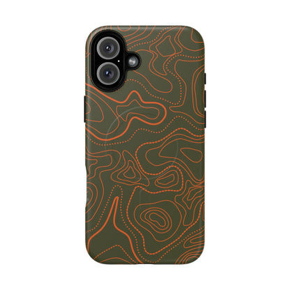 K-Factor Supply Co Hunter Topo Tough Magnetic iPhone Case iPhone 16 Plus